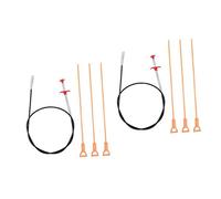 Holibanna 2 Ensembles Kit De Nettoyage Multifonctionnel Avec Outil À Griffe Et Outils De Nettoyage Pour Évier Pour Évier Et Système De Canalisation 4 Pièces * 2