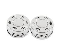 Holibanna 2 Pièces Boîte De Moxibustion Musclé Petit Fascia Herbe Réservoir De Chaleur Moxa Outils De Moxibustion Support De Cône De Moxa Outil De Thérapie Acier Inoxydable