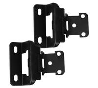 Holibanna 2 Pièces Charnière à Fermeture Automatique Armoire Charnières Fermer Noir Mécanisme Bisagras Para Gabinetes De Cocina Soulever La Charnière Black Tôle D'acier Laminée à Froid