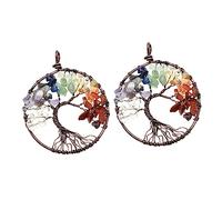 Holibanna 2 Pièces Collier Pendentif Cristal de Décoration Colorée à Personnaliser pour Diy Bijoux Élégants pour et Souvenirs