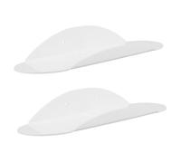 Holibanna 2 Pièces Conférenciers De Moniteur pour Enfants Etagere Murale Etagere Rangement Étagère Suspendue Étagères à Livres Étagères Suspendues Étagères Flottantes Plastique Blanche
