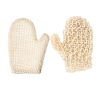 Holibanna 2 Pièces de bain en sisal bain relaxant accessoires pour le bain exfoliation de nettoyage de la peau de gommage pour la peau exfoliants pour la beauté