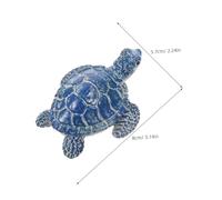 Holibanna 2 Pièces Décorations Têtes de Boulons Tortue de Mer Céramique Caches Vis de Wc Résistants à Eau pour Salle de Bain Couvre-boulons Mignons et Décoratifs Remplacement