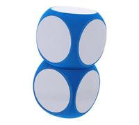 Holibanna 2 Pièces Dés Mousse Effaçables Lot de Dés Blancs pour Activités Pédagogiques Jeux Mathématiques et DIY Stimulation Créativité