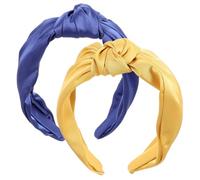 Holibanna 2 Pièces hairpin hair clip hair topper scrunchies hair charms hair bow bandeaux pour se laver le visage bandeau noué cerceaux de cheveux noués bandeau pour fille Décor en tissu