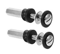 Holibanna 2 pièces Kit de Boulons pour Réservoir de Wc avec Joint Étanchéité Fixations de Remplacement Durable pour Abattant Wc Accessoires Toilette Universels Faciles à Installer