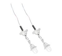 Holibanna 2 pièces Lampe Suspendue Miniature pour Paysage de Maquette Lumineuse et Accessoire Décoratif pour Maison de Poupée Ambiance Chaleureuse Modèle Compact et Léger