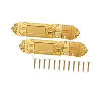Holibanna 2 pièces Loquet à Glissière Serrure Coulissante Robuste pour Porte Fenêtre Installation Facile Sécurité Renforcée pour Intérieur et Extérieur