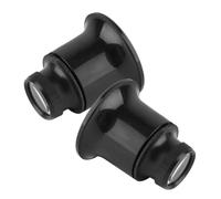 Holibanna 2 Pièces Loupe Bijoutier Portable Loupe Monoculaire pour Réparation Montres et Bijoux pour Artisanat Outil Inspection Précis et Léger