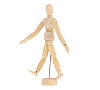 Holibanna 2 pièces Mannequin pour Dessin Artistique Articulé et Modèle de Figure Humaine avec Support pour Croquis Décoration Bureau et Maison