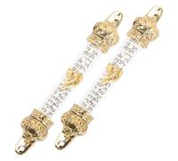 Holibanna 2 Pièces Mezuzah Décoration Religieuse Juive avec Hébraïque Ornement Rétro Élégant pour Porte pour Hannukah et Autres Célébrations