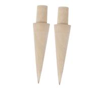 Holibanna 2 pièces Moule à Glace Cône Moules Réutilisables pour Cornets de Accessoires DIY pour Desserts Maison Design Ergonomique et Matériau Sain