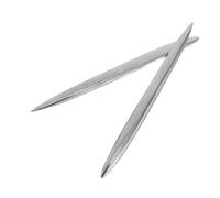 Holibanna 2 Pièces Outils de Modelage Acier Inoxydable pour Poterie Couteau de Sculpture et Coupe-oeil pour Argile Lissage et Perforation Accessoires pour Sculpture Pâte Polymère et Création