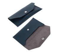 Holibanna 2 Pièces Pince à Billets pour Portefeuille Organisateur de reçus enveloppes de Remplissage d'argent Portefeuille de Voyage enveloppes d'argent pour l'argent Liquide PU Green