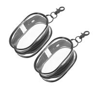 Holibanna 2 Pièces Poupées Avec Bébé Marche Étui De Transport Pour Mini-figurine Porte-clés De Vitrine De Poupée Éponge Fermeture Éclair Fille Trousse Femme Porte-clés Mini- Pvc Black