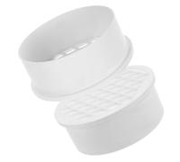 Holibanna 2 pièces PVC Intérieur Insert Drain Cover Filtre pour Sol Extérieur et Jardin Protection Obstruction Installation Facile Drainage pour Balcon et Terrasse