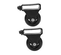 Holibanna 2 pièces Roues pour Échelle Aluminium avec Barre Équilibre Accessoires Pratiques pour Mobilité Facile Lot de Roulettes Stables et Durables pour Échelle Coulissante
