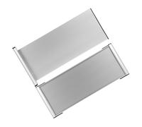 Holibanna 2 Pièces Signe Vierge Plaque Signalétique De Porte Porte-nom pour Bureau Plaque Murale De Porte Plaques Signalétiques De Porte Plaque Signalétique en Or Silver Alliage D'aluminium