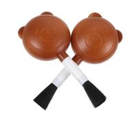 Holibanna 2 pièces Souffleur Air avec Brosse pour Nettoyage Souffleur Flexible sans Air Comprimé pour Objectifs Appareils Photo Claviers Instruments et Surfaces Délicates