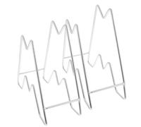 Holibanna 2 Pièces Support de Cuisine Acier Inoxydable Lot de Étagères pour Couvercles et à Découper Organisateur Multifonctionnel pour Plan de Travail et Rangement de Cuisine