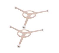 Holibanna 2 Pièces Support de Plateau Micro Ondes Remplacement Roue de Plateau avec Anneau à Triple Bras Accessoires pour Four à Micro Ondes