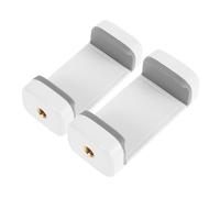 Holibanna 2 Pièces Support Smartphone Clip pour Trépied Fixation Durable et Stabile pour Live Streaming Selfie et Photographie Adaptateur pour Téléphone Mobile