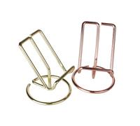 Holibanna 2 pièces Support Téléphone Bureau Doré et Rose Multi-Fonction Support Tablette Antidérapant pour Maison et Bureau Pratique pour Libérer Les Mains