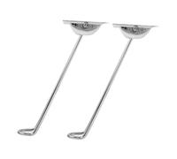 Holibanna 2 pièces Table Métal Pliables Jambes Épingles Rabattables pour Table Basse Bureau et Design Compact Gain de Place