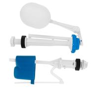 Holibanna 2 pièces Valve de Remplissage Toilette avec Flotteur Kit de Remplacement pour Réservoir Wc Ancien Installation Facile Régulation Du Eau Accessoires Compatibles pour Chasse Eau