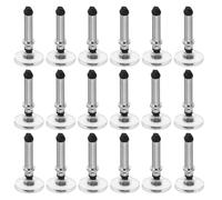 Holibanna 20 Embouts de Stylet à Disque Rotatifs 360° en Silicone Transparent Ventouse, Pointes de Stylet Capacitives Remplaçables, Compatibles Tablettes et Téléphones, Accessoires