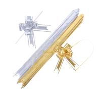Holibanna 20 Pièces Noeud Décoratif D’Art Latte Noeud De Ruban De Mariage Arcs en Vrac Emballer des Nœuds pour Les Arc pour L'emballage des Arcs pour Bouquet Plastique