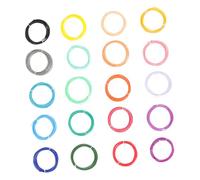 Holibanna 20 pièces Pen Filament Compatible pour Stylo Impression Matériaux de Recharges Colorées Pcl Basse Température Multi-couleurs Créatif