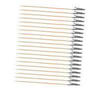 Holibanna 20 pièces Pince Crocodile Bois et Acier Inoxydable Clip de Support pour Peinture Modèle Outil et Portable pour Bricolage et Modélisme