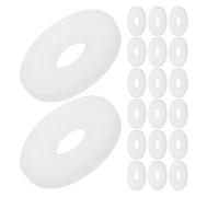 Holibanna 20 Pièces Tampons Diffuseurs Ronds en Plastique Blanc pour Voiture, Recharge Facile sans Outil, Coussinets Parfumés pour Diffuseur D'huile Essentielle, Installation Rapide