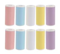 Holibanna 20 Rouleaux Papier Thermique Auto-adhésif pour Imprimante Thermique Compatible Étiquettes Sensibles Chaleur pour Notes Photos et Stockage Polyvalent