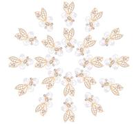 Holibanna 20pcs Accessoires de Loisirs Créatifs pour Décoration de Pince à Cheveux en Alliage de Zinc Léger et Résistant, Motifs Délicats pour Créations Artisanales DIY