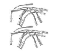 Holibanna 20pièces Tubes Coudés pour Frein V De Route Montagne Guide-câble Pratique Durite pour Frein V Accessoires De Vélo De Rechange Acier Inoxydable