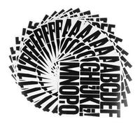 Holibanna 24 Feuilles Autocollants Lettres et Chiffres Vinyle Stickers Décoratifs pour Boîte Aux Lettres Voitures et Divers Objets Autocollants Personnalisables pour Étiquetage et Décoration