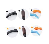Holibanna 24 paires Crochets Doreilles Antidérapants Silicone pour Lunettes Rondes Supports de Branches Invisibles Accessoires pour Maintien de et Solaires Multi Couleurs