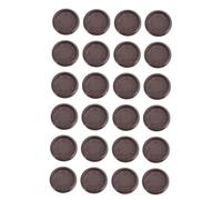 Holibanna 24 pièces Cales Antidérapantes Plastique pour roulettes de Meubles Protège Sol pour Chaises Canapés et Tables