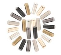 Holibanna 24 pièces Embouts Métalliques pour Ficelles de Pantalon Bouchons de Cordon Stopper pour Lacets et Accessoires de Remplacement pour Serrage Résistants et Sécurisés Multi-couleurs