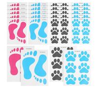 Holibanna 24feuilles Autocollants Muraux De Chien Décalcomanies Animaux Colorées Pour Salle De Bain Décorations Amusantes Faciles à Appliquer Et Retirer De Stickers Variés