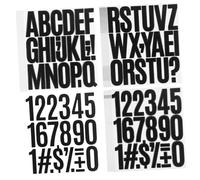 Holibanna 24feuilles Lettres Autocollantes Vinyle Alphabet Stickers Chiffres Repositionnables pour Boîtes aux Lettres et Voitures Décoratif