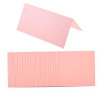 Holibanna 25 Pièces Cartes de Place Décoratives Papier Rose pour Mariages Anniversaires et Faciles à Écrire Installer Design Élégant pour Tables et Réceptions