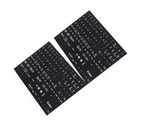 Holibanna 2Feuilles Autocollants De Clavier pour Ordinateur Portable Et Bureau De Stickers Anglais pour Clavier avec Petites Lettres pour PC Et Ordinateurs Portables