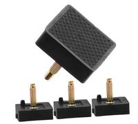 Holibanna 2paires Embouts De Talon Carrés Pour Remplacement Et Réparation De Chaussures à Talons Lot