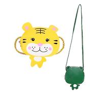 Holibanna 2pièces à Bandoulière Fille Cartable Tigre Et PU pour Garçon Fille à Main Kawaii avec Et Bandoulière Confortable