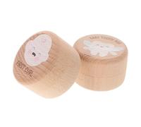 Holibanna 2pièces Boîte à Souvenirs Pour Dents De Lait Porte-dents Pour Garçon Fille Pour Ranger Perdues