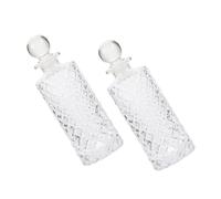 Holibanna 2pièces Bouteilles De Diffusion Aromathérapie Verre Transparent Lot de Éléments Décoratifs pour Maison Et Bureau Parfait pour Purifier Air Et Créer Une Ambiance Apaisante