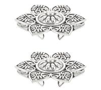 Holibanna 2pièces Broches à Fleurs Vintage pour Châles Cols et Vêtements Pinces à Pulls Rétro et Broches de Décoration